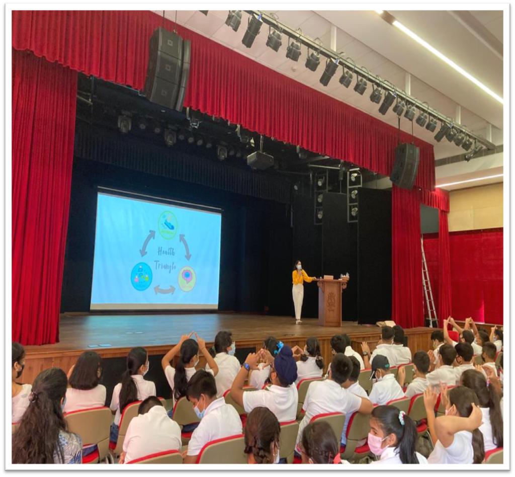 Talk on Health and Well Being by Dr Narula Strawberry Fields High School